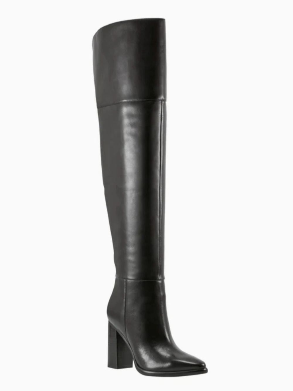 Marc Fisher Women's Black Over-the-Knee Block Heel Boots